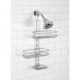 thumbnail image 3 of iDesign, Linea Adjustable Shower Caddy, Stainless Steel, Silver, 3 of 6
