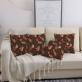 thumbnail image 7 of Throw Pillow Covers, Space Fox Soft Square Pillow Cases with Invisible Zipper for Couch Bed Sofa, Farmhouse Fall Home Decor 20"x20", 7 of 7