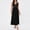 Black, variant on Mist Azur Womens Sexy Nightgowns Long Floral Lace silky Lingerie supportive Chemises Full slip for Women Elegant Sleepwear