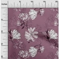 thumbnail image 1 of oneOone Georgette Viscose Wine Fabric Florals Sewing Craft Projects Fabric Prints By Yard 42 Inch Wide, 1 of 4