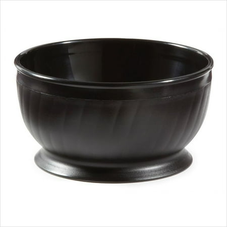 

Healthcare 8 oz 4.3 x 2.25 Insulated Bowl Black Polypropylene Pack of 3