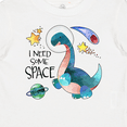 thumbnail image 4 of Inktastic I Need Some Space Dinosaur Astronaut with Stars and Planet Boys or Girls Baby T-Shirt, 4 of 5