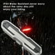thumbnail image 3 of 8X Bike Tail Light USB Recargable LED Bicicleta Luz trasera 5 Modo de luz Faros con rojo + azul, 3 of 5