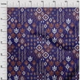 thumbnail image 2 of oneOone Cotton Poplin Fabric Block & Geometric Ikat Print Fabric BTY 42 Inch Wide, 2 of 4