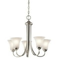 thumbnail image 2 of Kichler 43503NI Keiran 3 Light Chandelier in Brushed Nickel, 2 of 2