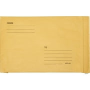 SKILCRAFT NSN1179872, Sealed Air Jiffylite Bubble Mailers, 100 Per Pack, Kraft