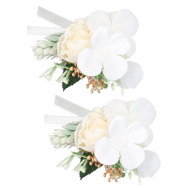 Boutonniere de boda, 2 piezas Boutonniere de colores vibrantes Boutonniere para novio Boutineers para hombres boda rendimiento inigualable