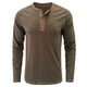 thumbnail image 5 of Camisas de Hombre Camisas de Manga Larga Jersey Con Botón Fondo de Cuello Redondo Top Odeerbi  ODB176029, 5 of 7