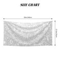 thumbnail image 2 of Bingfone Silver Glitter Oversized 27.7x55 Inches Beach Towel, Super Absorbent Soft Plush Pool Towel, Bath Towel for Travel Sports Pool Swimming Bath Camping Yoga Girls Women Adults, 2 of 6