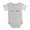Heather Gray, variant on CafePress - Wait What - Cute Infant Baby Football Bodysuit
