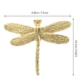 thumbnail image 2 of unbranded Gold Dragonfly Figurine Home Decor Metal Dragonfly Centerpiece Decoration Mini Insect Ornament Animal Desk Figurines for Home Office Desktop, 2 of 8
