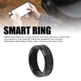 thumbnail image 3 of Bague Intelligente avec Affichage, Acier Inoxydable Application Surveillance d'Activité Écran Tactile IP68 Résistant à l'Eau Bague de Mise en Forme pour Randonnée Cyclisme Course Taille 9 Diamètre Intérieur 18 mm, Taille 10 Intérieur, 3 of 7