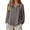 Coffee, variant on Women's Summer Solid Color Thin Balloon Sleeve Retro Vacation Style Cotton Linen Sun Shirt Women's Blouse