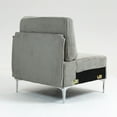thumbnail image 5 of Modular Sectional Sofa Corner & Middle Seat Modules, Reconfigurable Gray Fabric Couch for Living Rooms - Durable Design with Easy Rearrangement, 5 of 8
