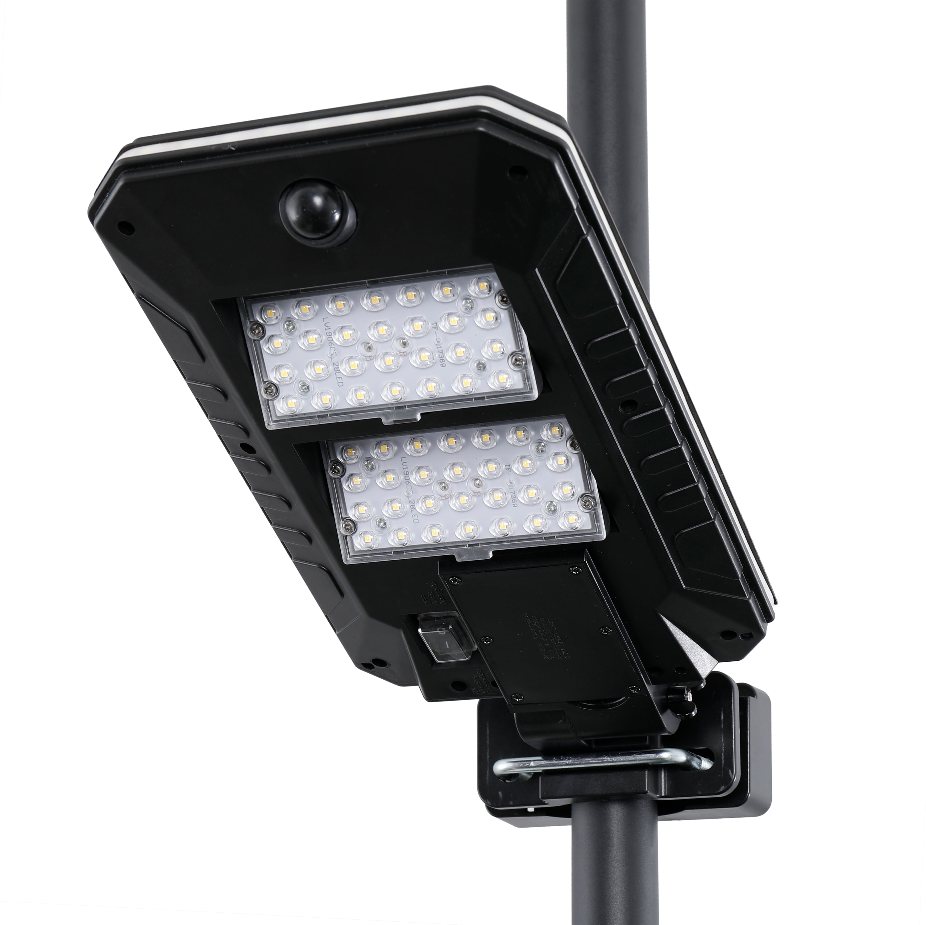Hyper Tough 1000 Lumen Solar LED Security Light with 50 Lumen Standby Light Band