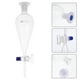 thumbnail image 3 of Distillero de vidrio de borosilicato de borosilicato de forma de embudo separatoria de 125 ml, 3 of 7