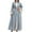 Light Blue, variant on COM1950s Long Sleeve Dress, Long Skirts for Women Summer, Women's Fashion Casual Printed Long Sleeve Round-Neck Skirt Suit, Women's Skirts for Summer, Long Sleeve Mini Dress, Long Sleeve Summer Dress