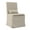 White, variant on Padma's Plantation Sandspur Beach Wood Dining Chair in Charcoal Gray