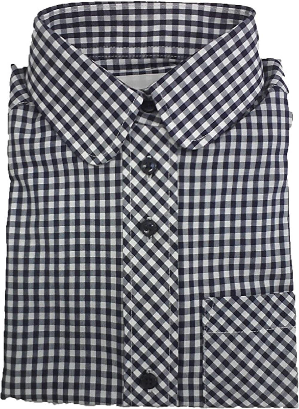 gingham school blouse