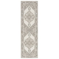 SAFAVIEH Metro Bevis Medallion Runner Rug, Ivory/Beige, 2'3" x 8'