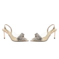 thumbnail image 1 of Sandalias De Tacón Alto Bowknot,Zapatos De Tacón Alto Para Mujer Sandalias De Tacón Delgado Sandalias De Tacón Alto Rendimiento Probado, 1 of 8
