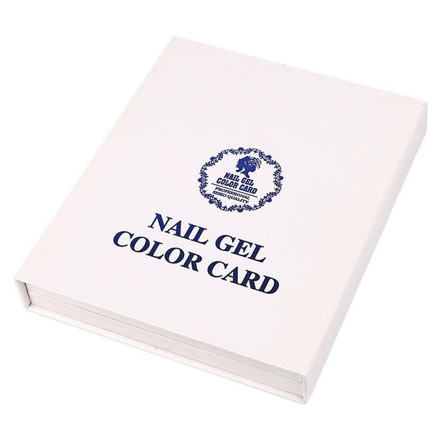 Esmalte de uñas con tarjetas de colores para manicura, 120 colores
