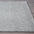 thumbnail image 3 of Luxe Weavers Fluffy Shag Light Gray 6x9 Area Rug Plush Bedroom Carpet, 3 of 9