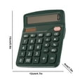thumbnail image 3 of maxiaoxia Calculator 12 Keys True Solar Sun Power Suitable For Finance Supermarket Accounting Office Can Hold Batteries Basic Standard Calculator for Office School for Kids Adults, 3 of 7