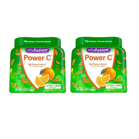 vitafusion Power C Vitamin C Gummy Vitamin for Immune Support - Orange Flavored - 150ct - 4 Pack