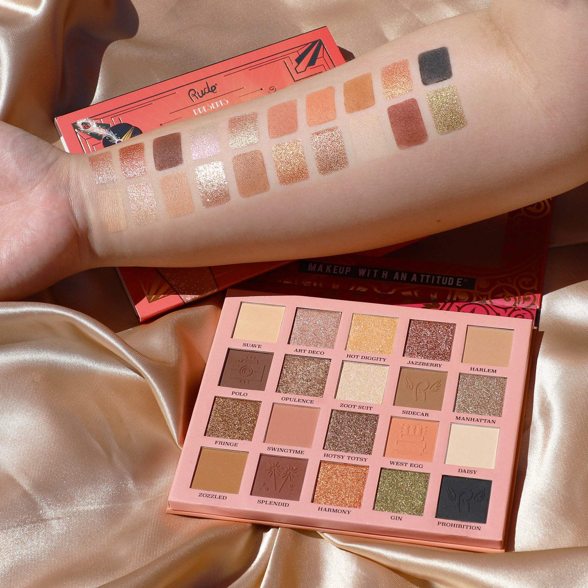 RUDE COSMETICS The Roaring 20's Eyeshadow Palette - Indulgence