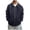 Black, variant on HAiming Mens Fleece Lined Hooded Drawstring Long Sleeve Zip up Sweatshirts Casual Loose Warm Coat Outwear with Pocket