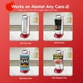 thumbnail image 5 of Davivy Electric Can Opener Stainless Steel Tall Automatic Can Opener Knife Sharpener Bottle Opener Red, 5 of 7
