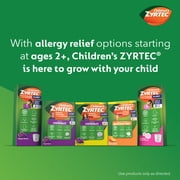 Childrens Zytec Liquid Allergy Syrup, Free of Dyes, Sugar, Alcohol, Grape Flavor, 8 fl. oz