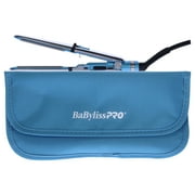 BaBylissPRO Nano Titanium Optima 2000 Stainless Steel Mini Flat Iron - BABSS2000C - Blue-Silver - 0.75 Inch Flat Iron