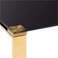 thumbnail image 4 of Cortesi Home Remini Coffee Table, Gold Metal and Black Glass, 4 of 7