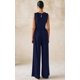 thumbnail image 5 of Mono PRETTYGARDEN de una pieza para mujer sin mangas azul marino XL, 5 of 9