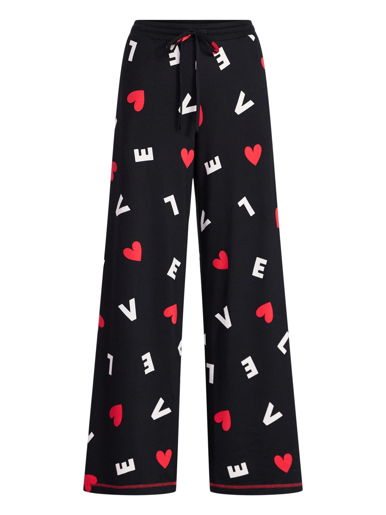 Joyspun Women's Cozy Lounge Collection Hacci Knit Sleep Pants, 29” Inseam, Sizes XS to 3X