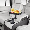 thumbnail image 5 of Kaigelin Cup Holder Tray Table Adjustable Car Tray Table Car Tray for Eating with Phone Slot and Swivel Arm Car Food Table for Most Cup Holders Road Trip Car Accessory unusual, 5 of 9