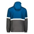 thumbnail image 2 of Holloway B19264754 Turnabout Reversible Hooded Jacket, Royal & Carbon - Medium, 2 of 3