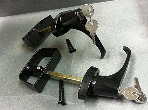 2PCS T-Handle Lock Latch Shed Door T-Handle Lock kit for Truck Cabinet Garage Door Lock 