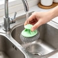 thumbnail image 7 of Gift Giving Clearance! Stainless Steel Scrubber, Steel Wool Scrubber, Dish Scrubber, Pot Scrubber, Pan Scrubber, Sink Cleaning Scrubber, for Pots, Pans, Sinks, Kitchen Cleaning (Green, 8 cm), 7 of 7