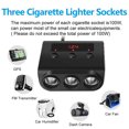 thumbnail image 3 of RYRDWP 12-24V 100W Car Charger Adapter With Lighter Sockets, 3 of 9