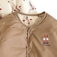thumbnail image 5 of Ruyang Kids Cute Bear Reversible Jacket Toddler Boys Girls Winter Warm Lightweight Puffer Coat Button Quilted Outwear, 5 of 5