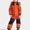 Orange, variant on Snowsuit Children's Boys Ski Suit Thermal Ski Overall Winter Warm Snow Overall Windproof Winter Suit With Removable Hood Mud Suit Outdoor Softshell Suit Size 12 Months