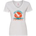 thumbnail image 3 of Inktastic Fort Lauderdale Florida Vacation Trip Women's V-Neck T-Shirt, 3 of 5