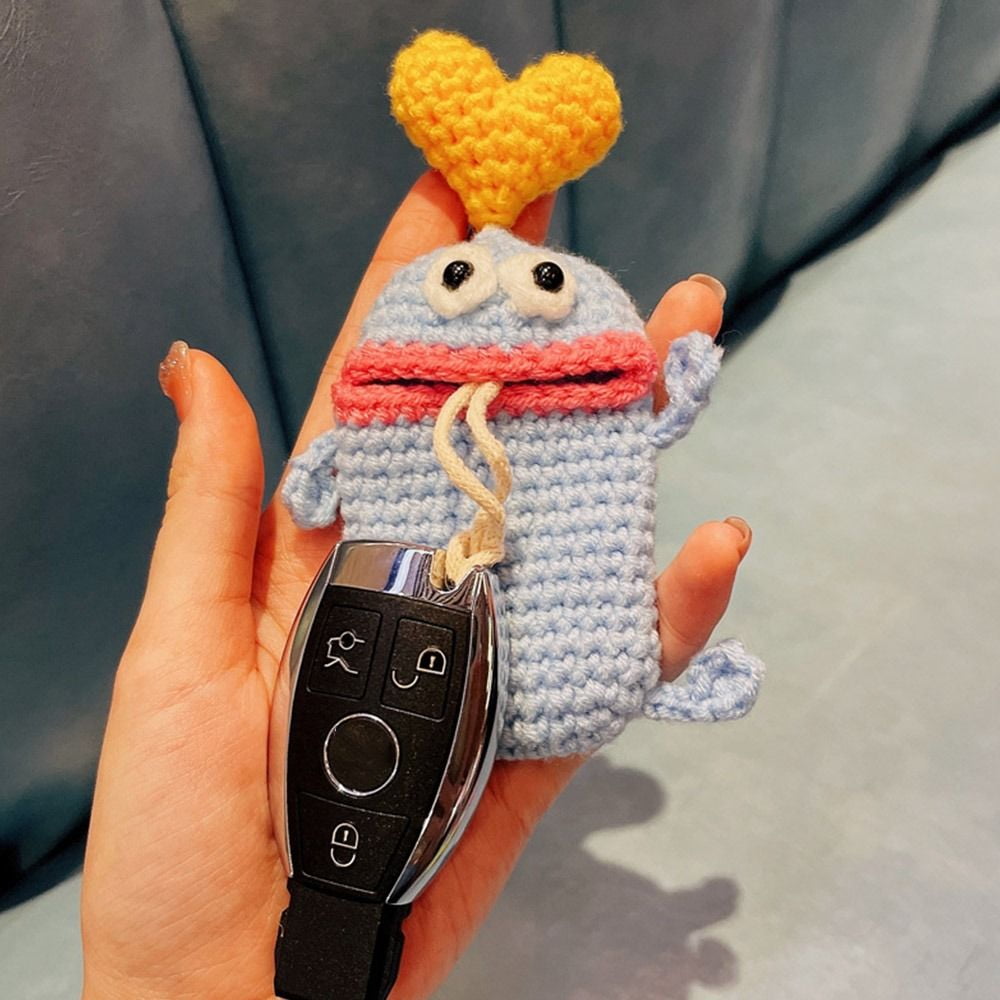 Funny Small Purse Entrance Guard Card Bag Cute Toy Pendant Car Key