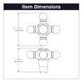 thumbnail image 7 of Belwith-Keeler B075122-MB 128 mm CC Olivet Cabinet Pull, Matte Black, 7 of 7