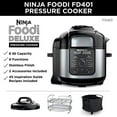 Ninja® Foodi™ TenderCrisp 9in1 8Quart Deluxe XL Pressure Cooker, Stainless Steel FD401