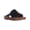 Black, variant on Bella Vita Womens Mae Italy  Leather Mules Slide Sandals White 6.5 Wide (C,D,W)