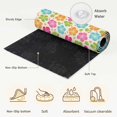 thumbnail image 6 of Area Rugs 3'x5', Colorful Flowers Carpet Runner Indoor Outdoor Rugs Home Decor Aesthetic, Farmhouse Botanical Floral Leaves Non Slip Mats Washable Accent Rug for Living Room Bedroom, 6 of 8